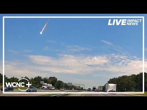 Rare 'bolide' fireball falls from the sky, spotted across Southeast US