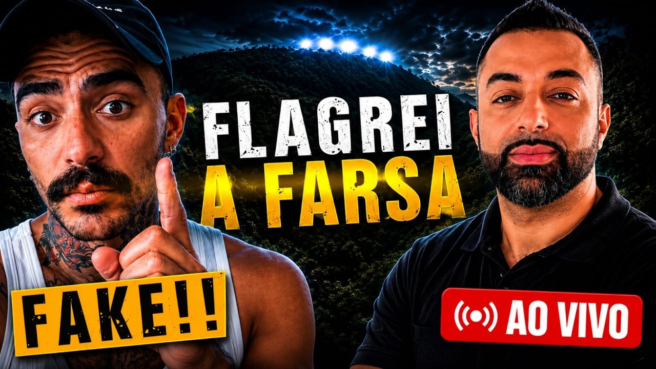 🛸 É FAKE! FLAGREI AO VIVO DO LOCAL - VIM INVESTIGAR O OVNI NO PARANÁ