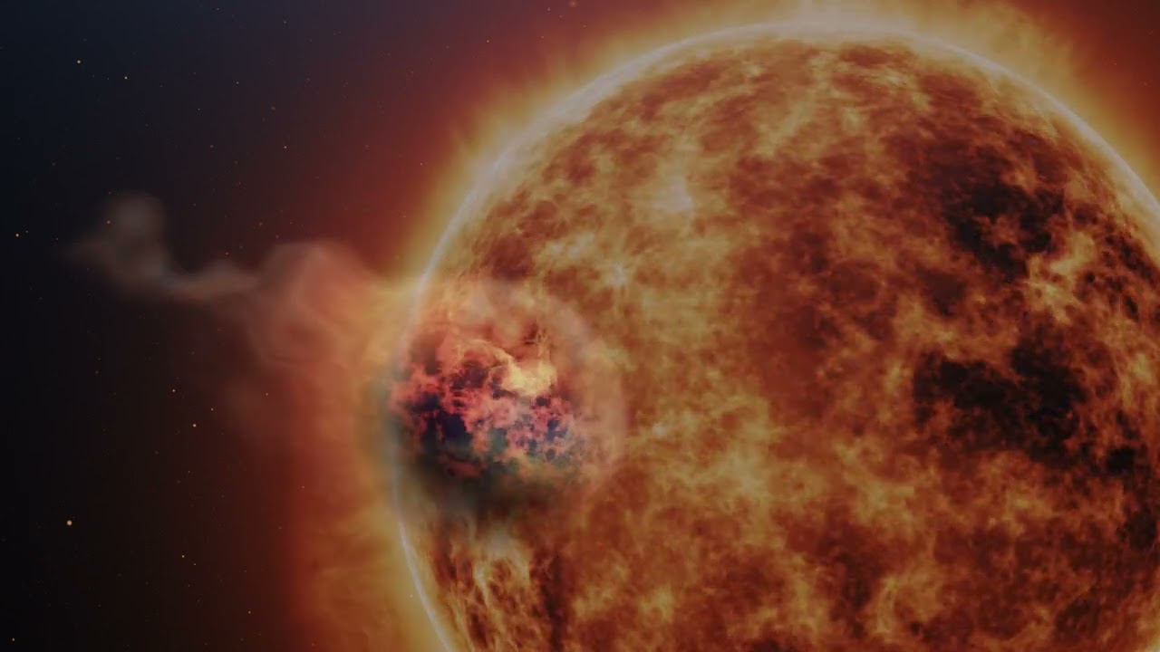 Video Animation of WASP-107b Transiting Its Parent Star