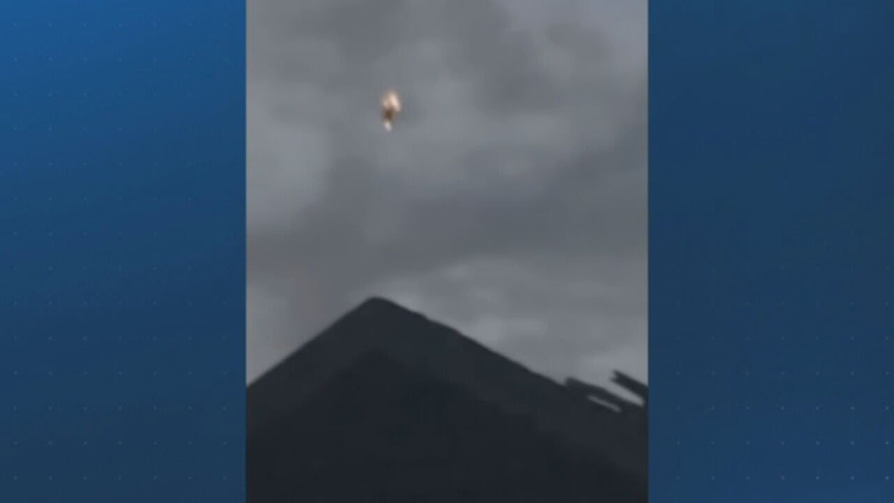 ‘My heart was pounding’: Mass. woman captures video of mysterious object falling from sky