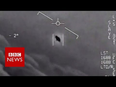 UFO spotted by US fighter jet pilots, new footage reveals - BBC News