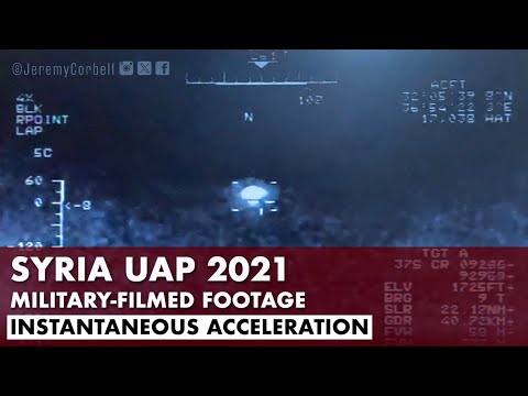 SYRIA UAP 2021 : Military-Filmed Footage / Apparent Instantaneous Acceleration