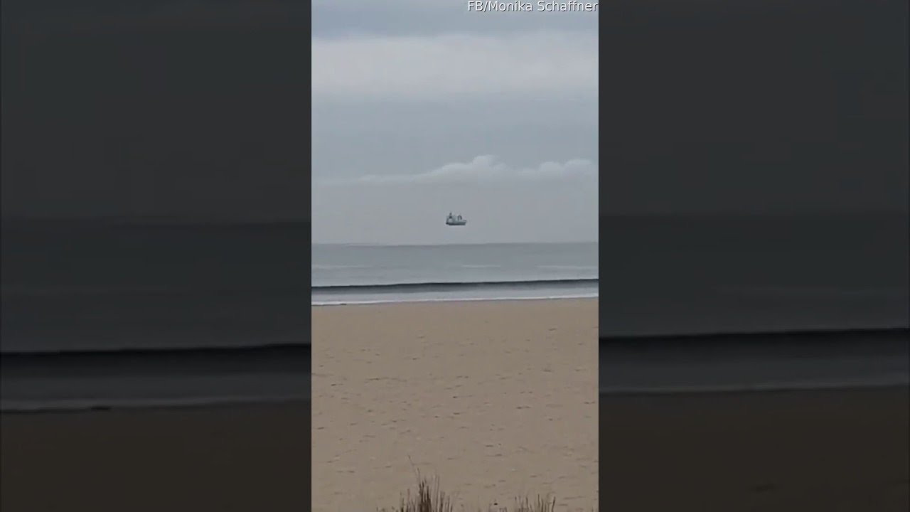 Floating Ship Optical Illusion || ViralHog