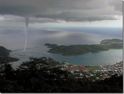 waterspouts
