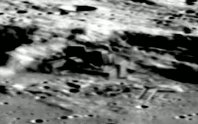 Imagem relacionada a Base lunar extraterrestre capturada por sonda chinesa?