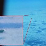 Imagem relacionada a OVNI fotografado de avião sobre Londres