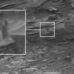 Imagem relacionada a Mulher humanoide aparece em imagem de Marte