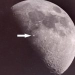 Imagem relacionada a Fenômenos Lunares Transitórios, as aparições incomuns e breves na superfície da Lua