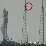 Imagem relacionada a OVNI causou a explosão do foguete da SpaceX?