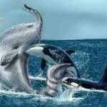 Imagem relacionada a Trunko, o monstro marinho metade peixe, metade urso-polar