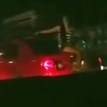 Imagem relacionada a Menina fantasma aparece na parte de trás de carro em movimento