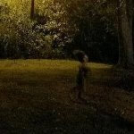 Imagem relacionada a Estranha criatura foi fotografada em jardim à noite