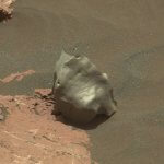 Imagem relacionada a Rover Curiosity descobre meteorito metálico em Marte