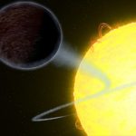 Imagem relacionada a Exoplaneta misterioso é 'mais escuro de que o asfalto'