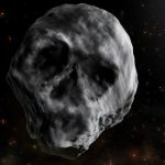 Imagem relacionada a Asteroide em forma de crânio irá retornar em 2018