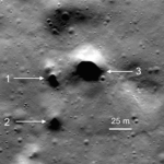 Imagem relacionada a Entradas de supostos túneis na superfície da Lua