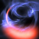 Imagem relacionada a Buraco negro "pode estar girando o próprio espaço"