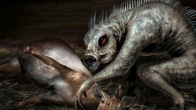 Imagem relacionada a Mulher embriagada chama a polícia para reportar Chupacabra no Michigan