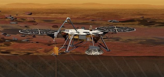 Imagem relacionada a Sonda InSight grava sons assustadores em Marte