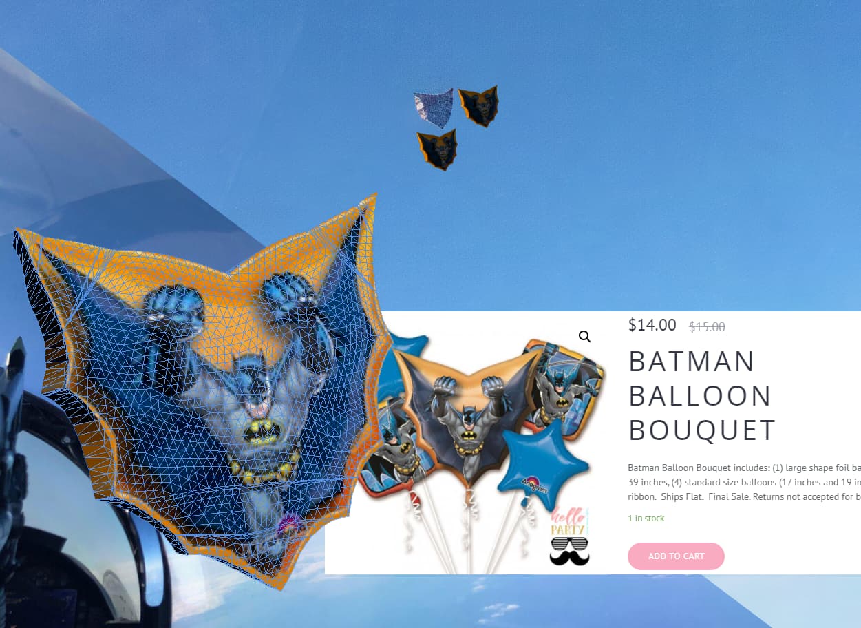 Imagem relacionada a OVNI do Pentágono é um balão do 'Batman' ?