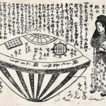 Imagem relacionada a A história de Utsuro-Bune: um OVNI japonês do século XIX?