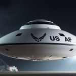 Imagem relacionada a Ex-funcionário da NASA afirma ter visto "disco voador" com logo da Força Aérea dos EUA