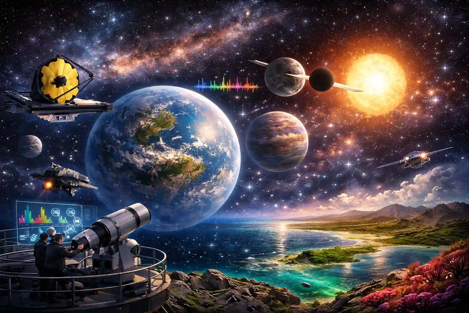 Imagem relacionada a A caça por vida alienígena agora mira as atmosferas de planetas distantes