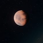 moon in the night sky